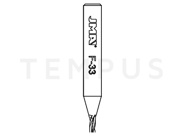 FRESA F33 - freza za auto ključeve 2x45x6 11894