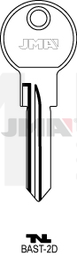 JMA BAST-2D Cilindričan ključ (Silca BAS2R / Errebi BAT2R)