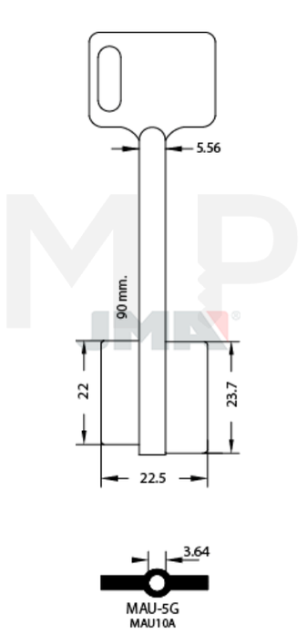 JMA MAU-5G Kasa ključ