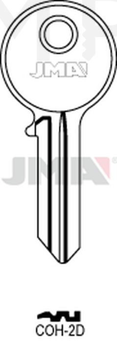 JMA COH-2D Cilindričan ključ (Silca SNC2 / Errebi COH2)