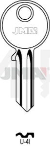 JMA U-4I Cilindričan ključ (Silca UL053 / Errebi U4S)