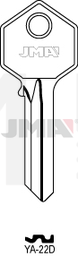 JMA YA-22D Cilindričan ključ (Silca YA31 / Errebi YI6D)
