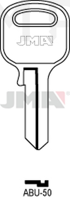 JMA ABU-50 Cilindričan ključ (Silca AB17R / Errebi AU11S )
