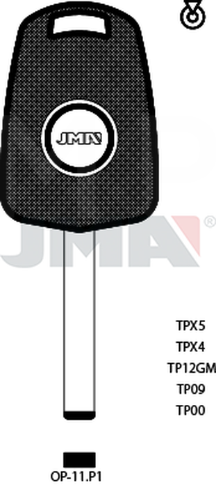 JMA TP00OP-11.P1 (Silca HU100TE/ Errebi T00HF66PB)