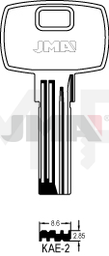JMA KAE-2 Specijalan ključ (Silca KLE2R / Errebi KAL2)