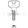 JNG-1D Cilindričan ključ (Silca JU11R / Errebi JNG1)