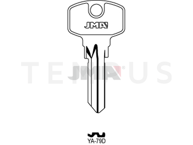 YA-79D Cilindričan ključ (Silca YA89 / Errebi YI5DM) 14110