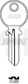 JMA CI-20D Cilindričan ključ (Silca CS500R / Errebi CG5D)