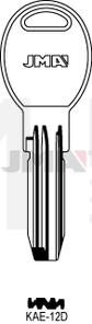JMA KAE-12D Specijalan ključ (Silca KLE10R / Errebi KAL13)
