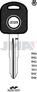 JMA TP00SUZU-10.P1 (Silca SZ12T0 / Errebi T00SZ11P)