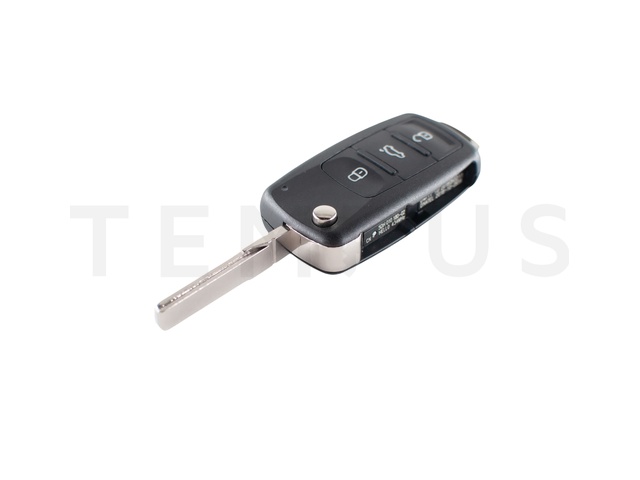 EL VW 02 A - VW daljinac 3 tastera KEYLESS 5K0 837 202 AJ, aftermarket, ID48 433MHz 21569