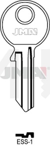 JMA ESS-1 Cilindričan ključ (Silca BAB4R / Errebi ESS5ML)