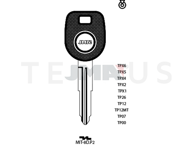 TP00MIT-8D.P2 (Errebi T00MIT8RPB) 13897