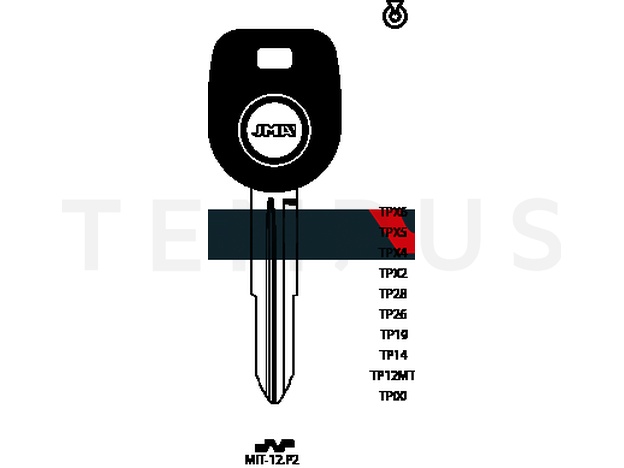 TP00MIT-12.P2 (Silca MIT8-PT / Errebi T00MIT15P) 13894