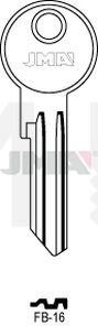 JMA FB-16 Cilindričan ključ (Silca FB18RX / Errebi F27RL)