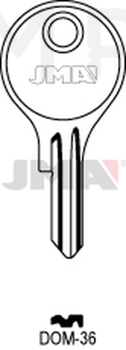 JMA DOM-36 Cilindričan ključ (Silca DM10R / Errebi DM14R)