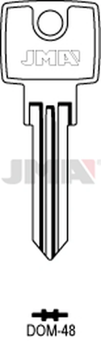 JMA DOM-48 Cilindričan ključ (Silca DM27 / Errebi DM33)