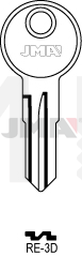 JMA RE-3D Cilindričan ključ (Silca REN3R / Errebi RN10R)