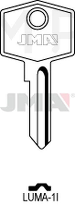 JMA LUMA-1I Cilindričan ključ (Silca LM2 / Errebi LMA1)
