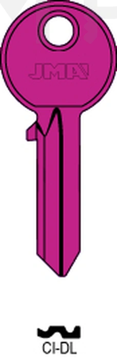 JMA CI-DL LILA Cilindričan ključ (Silca CS206, AB1, CS206 / Errebi C5D,AU5D, C5D)