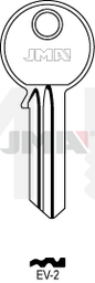 JMA EV-2 Cilindričan ključ (Silca EV3 / Errebi EV5D2)