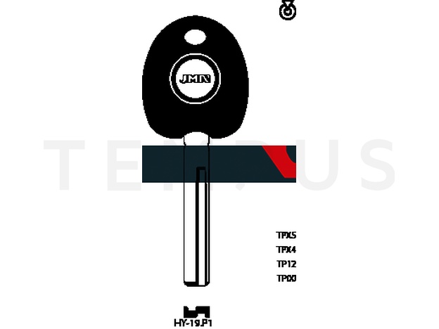 TP00HY-19.P1 (Silca HYN17RBTE) 15047