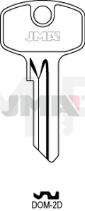 JMA DOM-2D Cilindričan ključ (Silca DM14 / Errebi DM5DN)