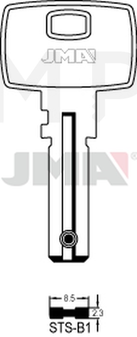 JMA STS-B1 Specijalan ključ (Silca STS12 / Errebi STS15)