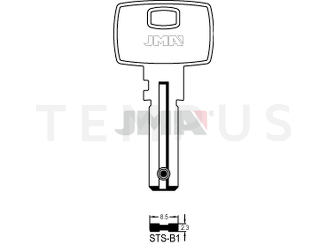STS-B1 Specijalan ključ (Silca STS12 / Errebi STS15) 13718