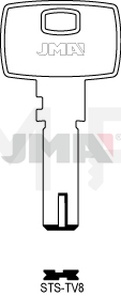 JMA STS-TV8 Specijalan ključ (Silca DM22TV8 / Errebi DM54)