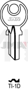 JMA TI-1D Cilindričan ključ (Silca TC1 / Errebi TC3D)