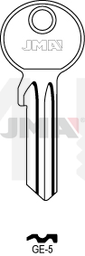 JMA GE-5 Cilindričan ključ (Silca GE1RX / Errebi GG5S)