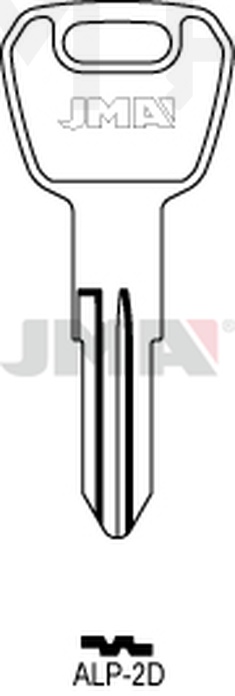 JMA ALP-2D Cilindričan ključ (Silca ALP9R / Errebi AH8R)