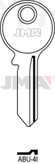 JMA ABU-4I Cilindričan ključ (Silca AB14 / Errebi AU14 )