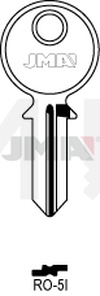 JMA RO-5I Cilindričan ključ (Silca RO10R / Errebi R5L)