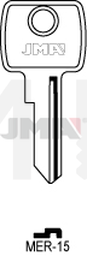JMA MER-15 Cilindričan ključ (Silca MER24, MER2 / Errebi MR6)