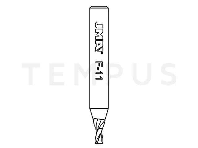 FRESA F11 - freza za auto ključeve 2,5x45x6 11885