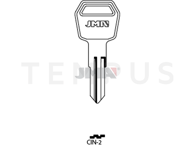 CIN-2 Cilindričan ključ (Silca RC6 / Errebi CN11) 12743