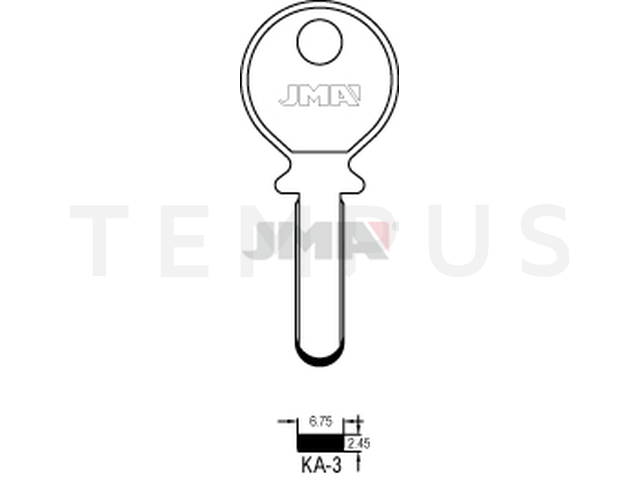 KA-3 Specijalan ključ (Silca KA5 / Errebi KB4) 13292