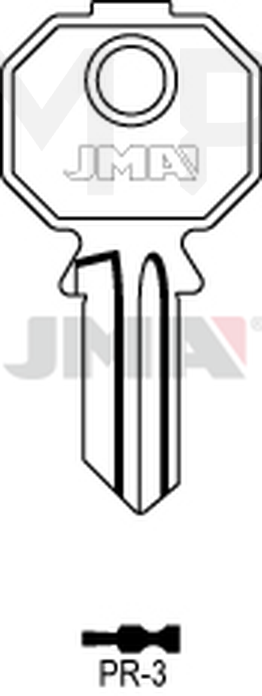 JMA PR-3 Cilindričan ključ (Silca PF5 / Errebi PS3N)