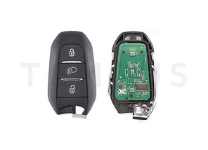 OSTALI EL PEUGEOT 09 A - Peugeot AES handsfree smart daljinac 3 tastera, aftermarket, Hitag AES 433MHz