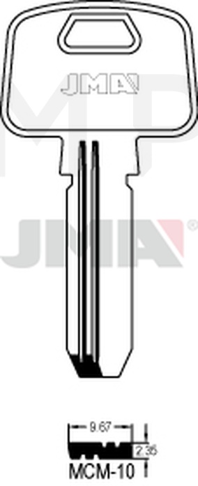 JMA MCM-10 Specijalan ključ (Silca MC10R / Errebi MD13R)
