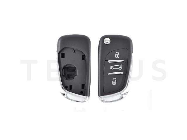 TS PEUGEOT 22 - Peugeot/Citroen skakavac 3 tastera, modifikacija, sa mestom za bateriju 18992