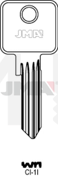 JMA CI-1I Cilindričan ključ (Silca CS17R / Errebi C17R)