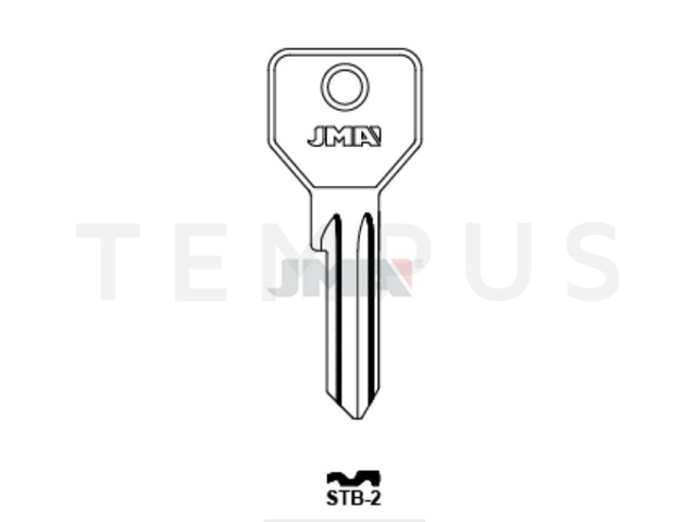 STB-2 Cilindričan ključ (Silca STN1R / Errebi STB1R) 13714