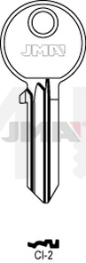 JMA CI-2 Cilindričan ključ (Silca CS13 / Errebi AU30)