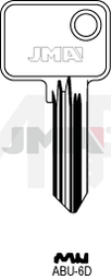 JMA ABU-6D Cilindričan ključ (Silca AB30 / Errebi AU46)