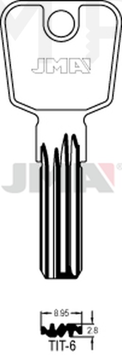 JMA TIT-6 Specijalan ključ (Silca TN17 / Errebi TT13)