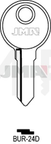 JMA BUR-24D Cilindričan ključ (Silca BUR31R / Errebi BG47R)