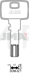 JMA DOM-32 Specijalan ključ (Silca DM22TVPX / Errebi DM46)